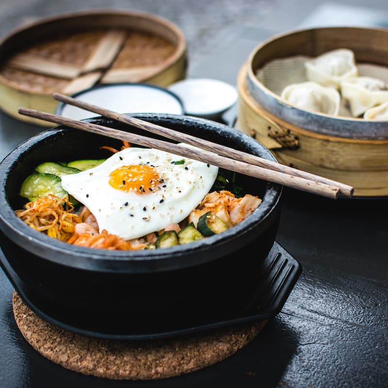 Photo of beatufully arranged food