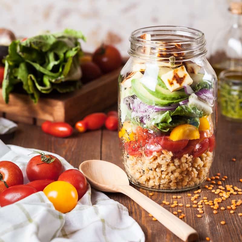 Photo of beatufully arranged food